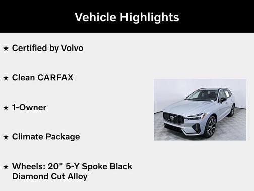 Vapour Grey Metallic 2025 Volvo XC60 B5 Plus
