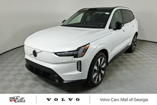 Crystal White Metallic 2025 Volvo EX90 Plus, Twin Motor Performance, Fully electric, 6 Seats