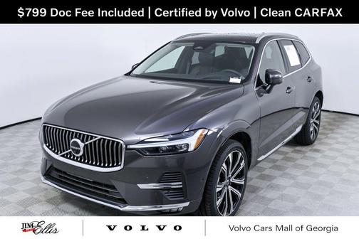 Platinum Grey Metallic 2023 Volvo XC60 B5 Ultimate Bright Theme