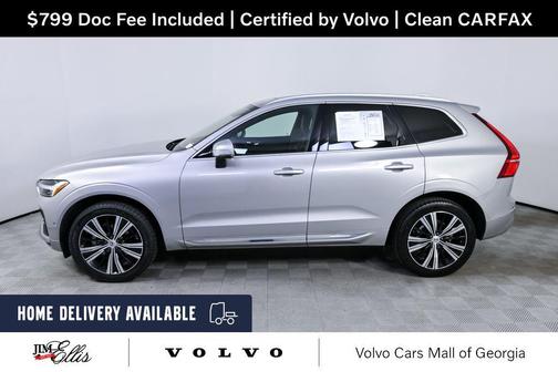 Silver Dawn Metallic 2023 Volvo XC60 B5 Plus Bright Theme