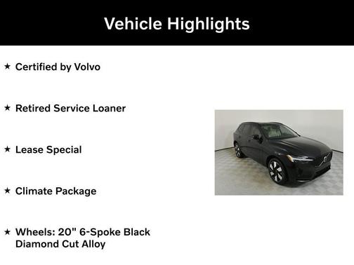 2025 Volvo XC60 Plug-In Hybrid T8 Plus