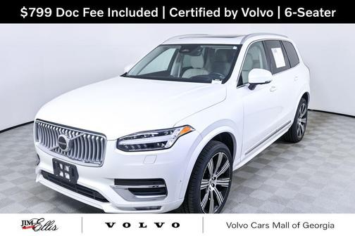 Crystal White Metallic 2023 Volvo XC90 B6 Ultimate 6-Seater