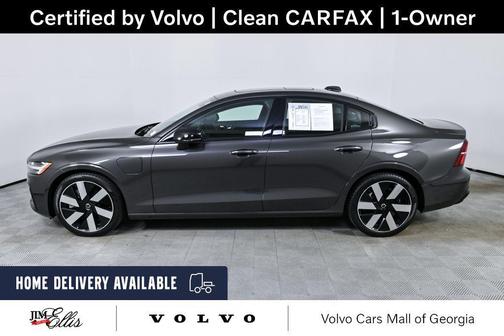 Platinum Grey Metallic 2025 Volvo S60 Plug-In Hybrid T8 Ultra