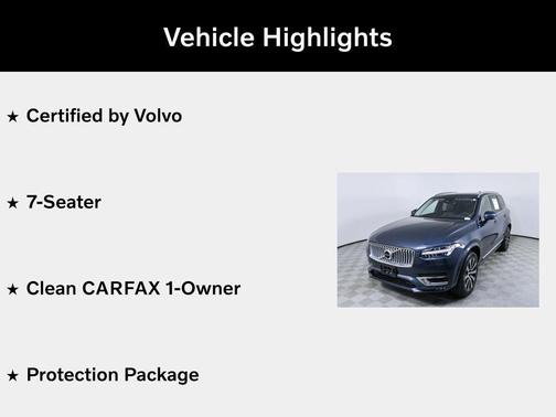 Denim Blue Metallic 2023 Volvo XC90 B6 Plus 7-Seater