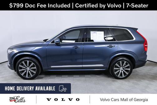 Denim Blue Metallic 2023 Volvo XC90 B6 Plus 7-Seater