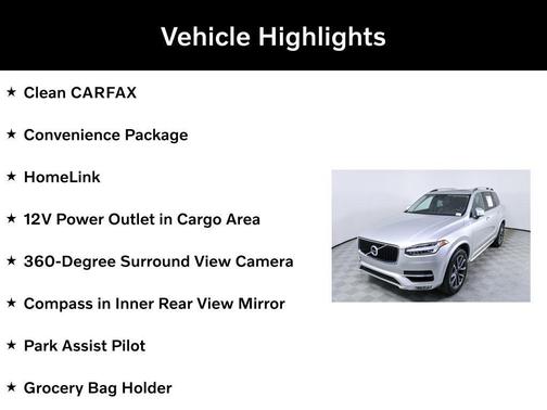 Bright Silver Metallic 2018 Volvo XC90 T6 Momentum