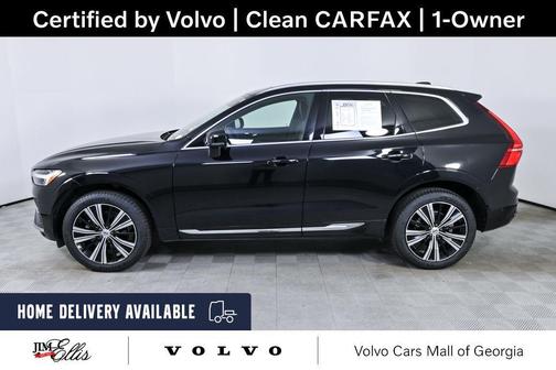 Onyx Black Metallic 2023 Volvo XC60 B5 Ultimate Bright Theme