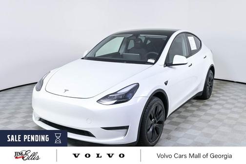 Pearl White Multi-Coat 2024 Tesla Model Y Long Range Dual Motor All-Wheel Drive