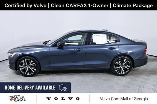 Denim Blue Metallic 2024 Volvo S60 B5 Core Dark Theme