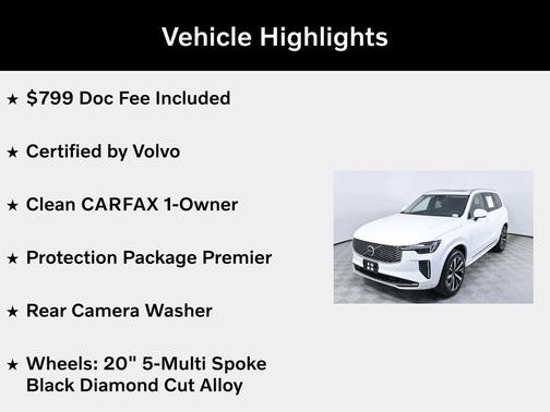 Crystal White Pearl 2026 Volvo XC90 Core, B5 AWD Gas (mild hybrid), Gasoline, Bright, 7 Seats