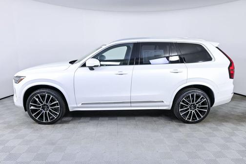 Crystal White Pearl 2026 Volvo XC90 Plus, B6 AWD Gas (mild hybrid), Gasoline, Bright, 7 Seats