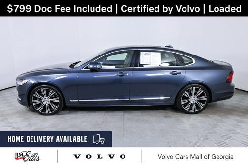 Denim Blue Metallic 2022 Volvo S90 B6 Inscription