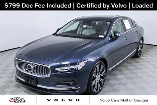Denim Blue Metallic 2022 Volvo S90 B6 Inscription