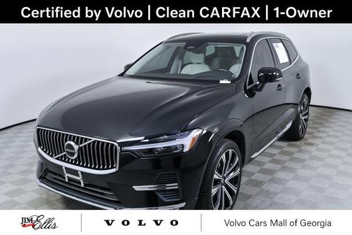 Onyx Black Metallic 2023 Volvo XC60 B5 Ultimate Bright Theme