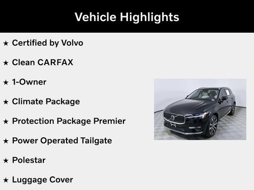 Onyx Black Metallic 2023 Volvo XC60 B5 Ultimate Bright Theme
