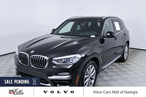 Jet Black 2019 BMW X3 sDrive30i