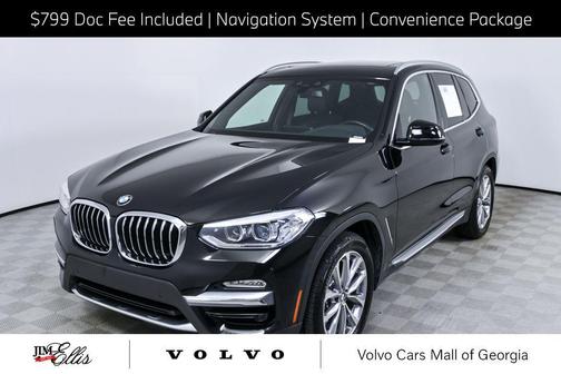 Jet Black 2019 BMW X3 sDrive30i