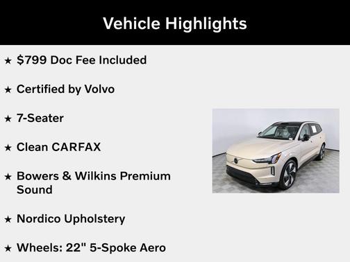 Sand Dune 2025 Volvo EX90 Ultra, Twin Motor Performance, Fully electric, 7 Seats