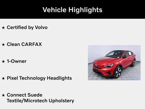 2023 Volvo C40 Recharge Pure Electric Twin Ultimate
