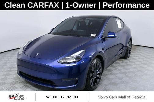 Deep Blue Metallic 2023 Tesla Model Y Performance Dual Motor All-Wheel Drive