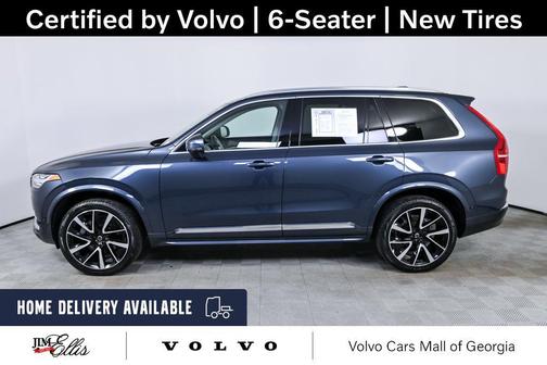 Denim Blue Metallic 2024 Volvo XC90 B6 Plus Bright Theme 6-Seater