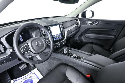 Silver Dawn Metallic 2024 Volvo XC60 B5 Core Dark Theme