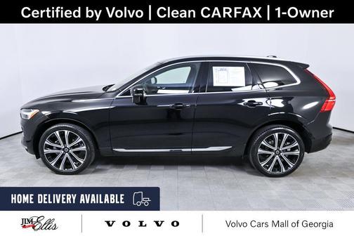 Onyx Black Metallic 2023 Volvo XC60 B5 Ultimate Bright Theme