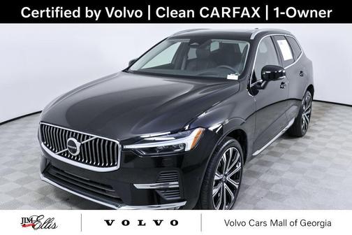 Onyx Black Metallic 2023 Volvo XC60 B5 Ultimate Bright Theme