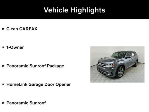 2019 Volkswagen Atlas 3.6L SE w/Technology