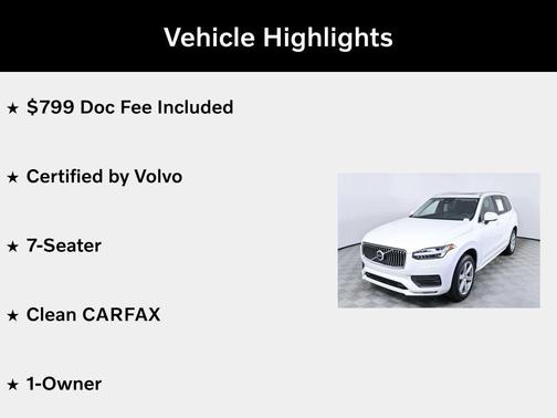 Crystal White Metallic 2023 Volvo XC90 B5 Core