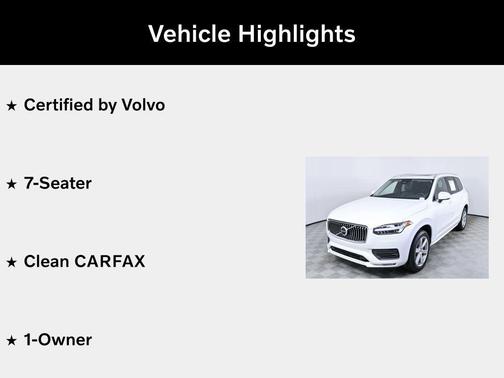 Crystal White Metallic 2023 Volvo XC90 B5 Core