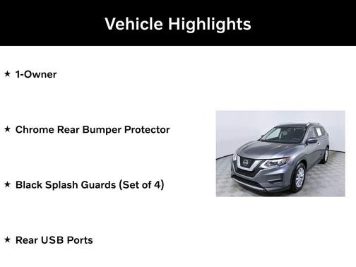 Gun Metallic 2020 Nissan Rogue SV