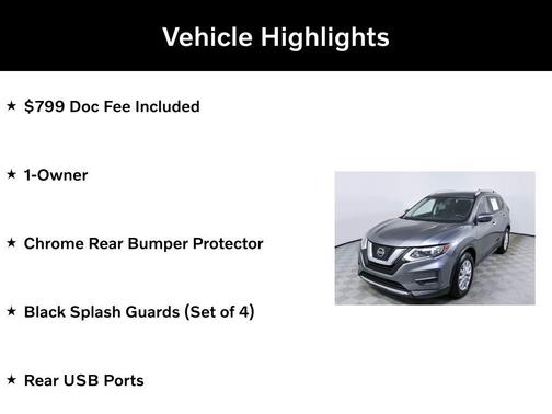 Gun Metallic 2020 Nissan Rogue SV