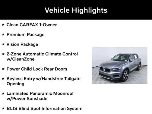 Osmium Grey Metallic 2019 Volvo XC40 T5 Momentum