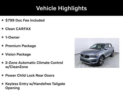 Osmium Grey Metallic 2019 Volvo XC40 T5 Momentum