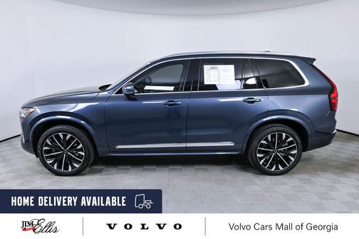 Denim Blue Metallic 2026 Volvo XC90 Ultra, B6 AWD Gas (mild hybrid), Gasoline, Bright, 7 Seats