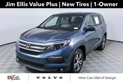 Blue 2017 Honda Pilot EX-L