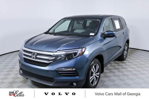 Blue 2017 Honda Pilot EX-L