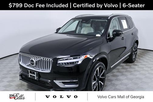 Onyx Black Metallic 2023 Volvo XC90 B6 Plus 6-Seater