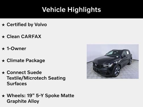 2025 Volvo XC40 B5 Plus Dark Theme