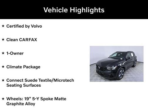 2025 Volvo XC40 B5 Plus Dark Theme