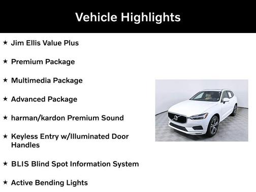 Crystal White Pearl 2019 Volvo XC60 T6 Momentum
