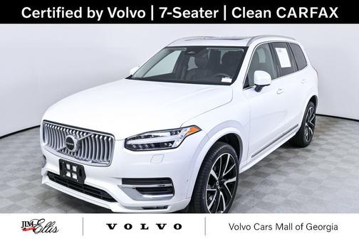 Crystal White Metallic 2023 Volvo XC90 B6 Plus 7-Seater