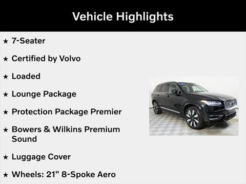 2023 Volvo XC90 Recharge Plug-In Hybrid T8 Ultimate Bright Theme 7-Seater