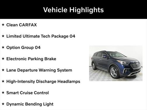 2017 Hyundai SANTA FE Limited Ultimate