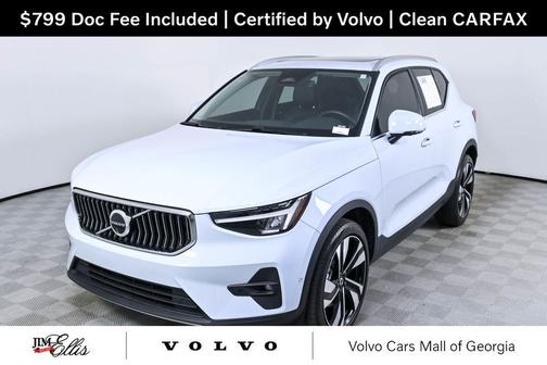 Blue 2025 Volvo XC40 B5 Plus Bright Theme
