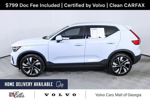 Blue 2025 Volvo XC40 B5 Plus Bright Theme