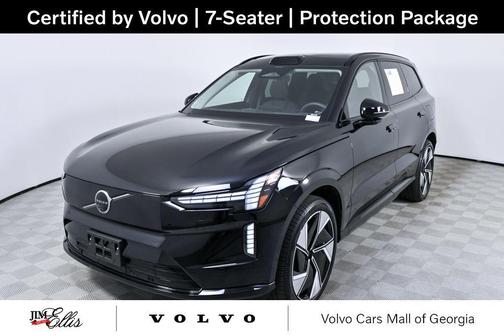 Onyx Black Metallic 2025 Volvo EX90 Plus, Twin Motor, Fully electric, 7 Seats