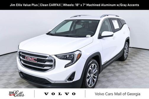 Summit White 2019 GMC Terrain SLT