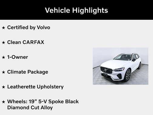 Crystal White Metallic 2025 Volvo XC60 B5 Core
